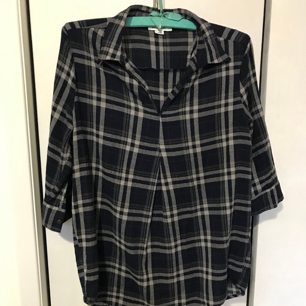 Simply Noelle Ladies Plaid Shirt Size S/M (8-10)